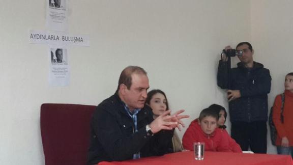 GAZETECİ RAMAZAN YAVUZ, AKINCI ORTAOKULU’NDAKİ ÖĞRENCİLERLE BULUŞTU
