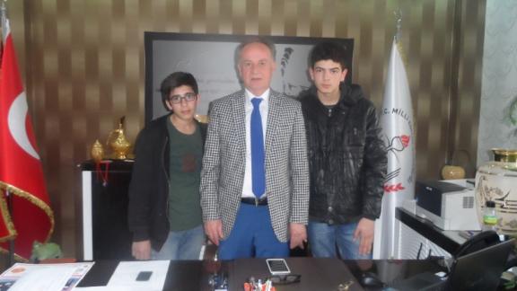 İLÇE MİLLİ EĞİTİM MÜDÜRLÜĞÜNDE RÖPORTAJ