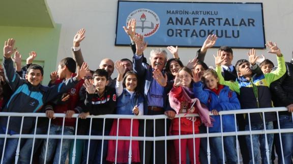 GAZETECİ MEHMET ÇELİK ANAFARTALAR ORTAOKULU ÖĞRENCİLERİ İLE BULUŞTU.