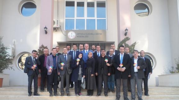 ORTAÖĞRETİM OKUL MÜDÜRLERİ İLE DENEME SINAVI TOPLANTISI YAPILDI