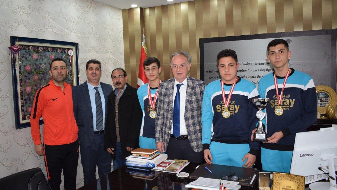 Atıcılık Türkiye Şampiyonlarından Müdürümüz Sayın SÜMER´e Ziyaret