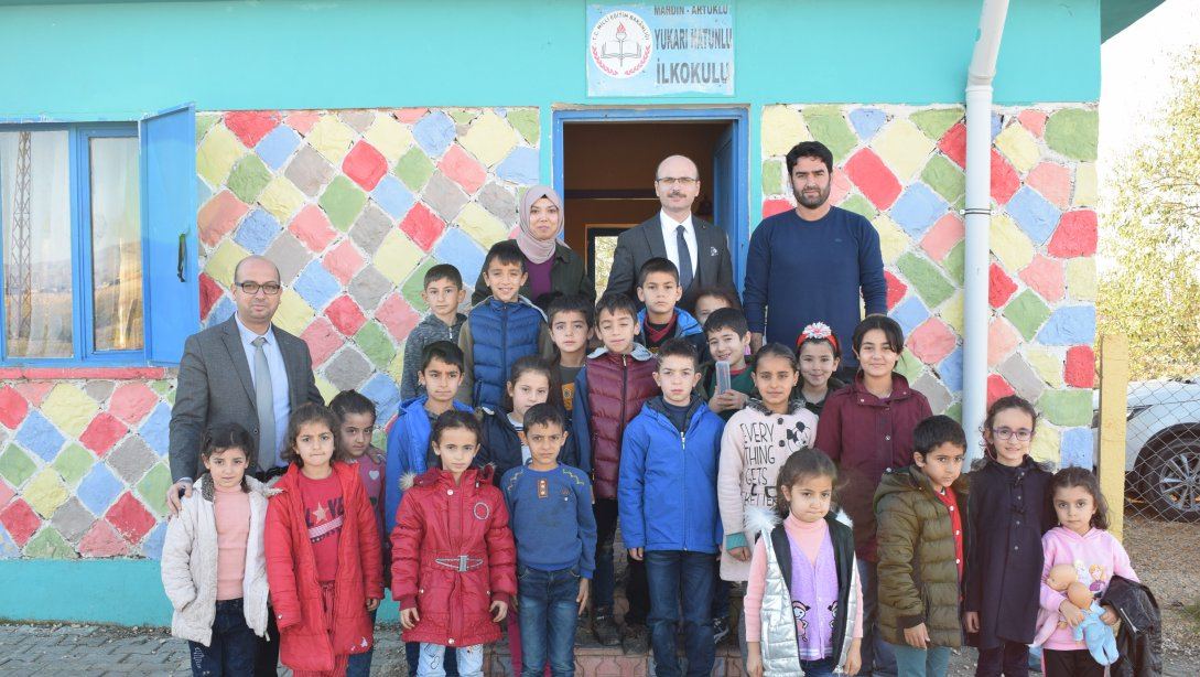 İlçe Milli Eğitim Müdürümüz Sayın Hasan BERHUNİ Köy Okullarımızı Ziyaret Etti